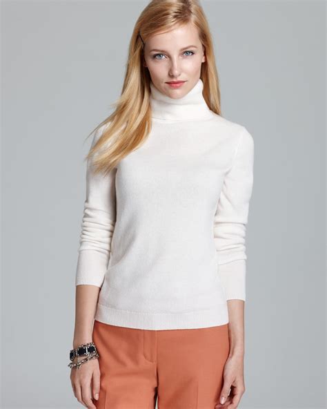 dior turtleneck white|Turtleneck Sweater White Cashmere Jersey .